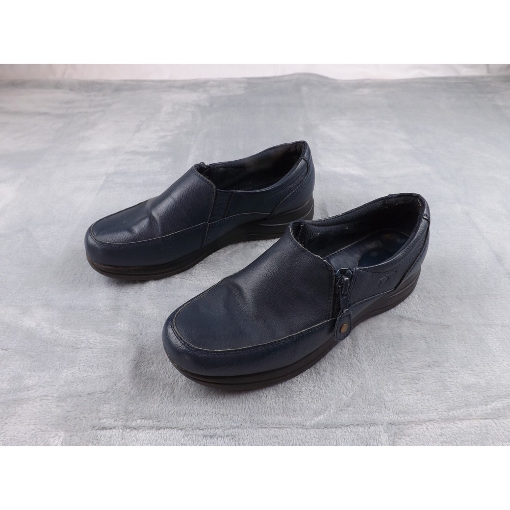 Dr. Scholl's Advanced Comfort‎ Series Loafers Women's Size 6.5M Navy Leather